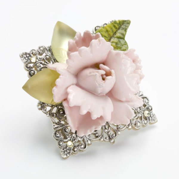 Bague Rose vintage