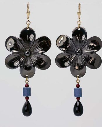 Boucles Florales Noires