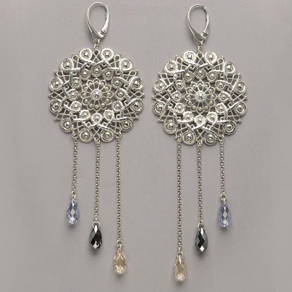 Boucles aux 3 perles