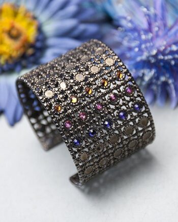 Bracelet  Dentelle (ruthénium)