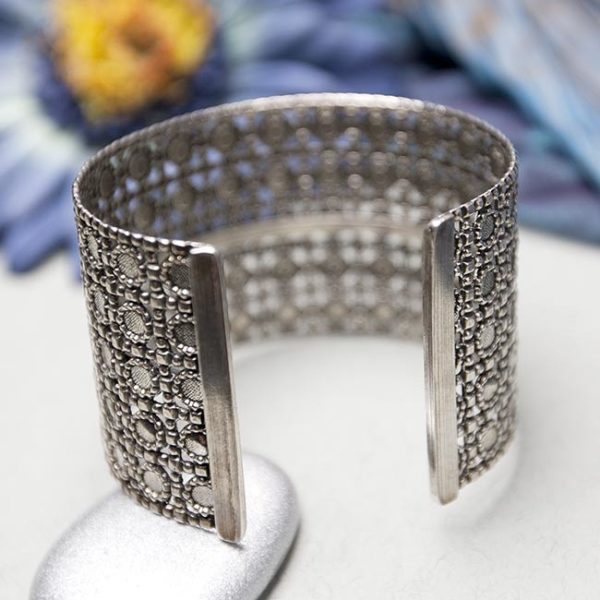 Bracelet Dentelle (argent vieilli)