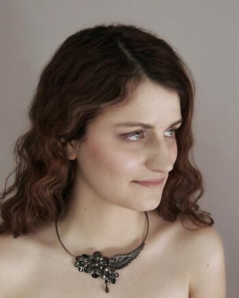 collier noir désir d'aile